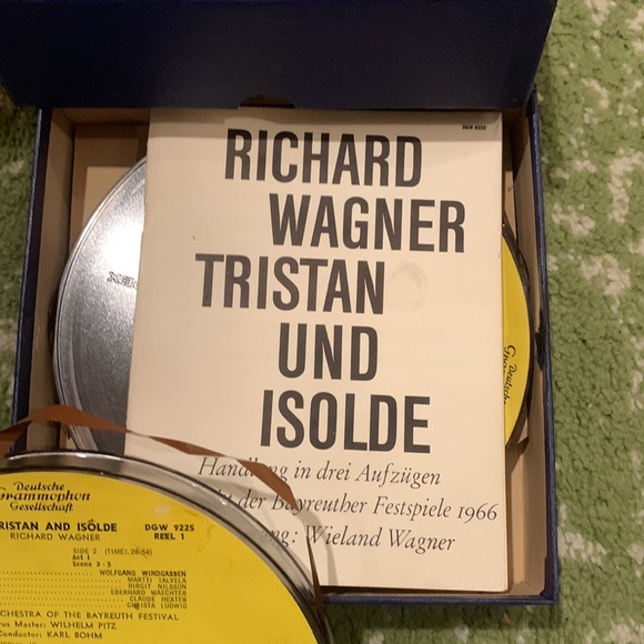 Wagner’s Tristan & Isolde Opera, Bayreuth Festival 1966, 4 track reel to reel - Picture 5 of 6